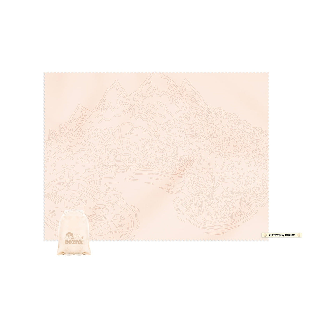 Serviette microfibre compacte - Air Towel™