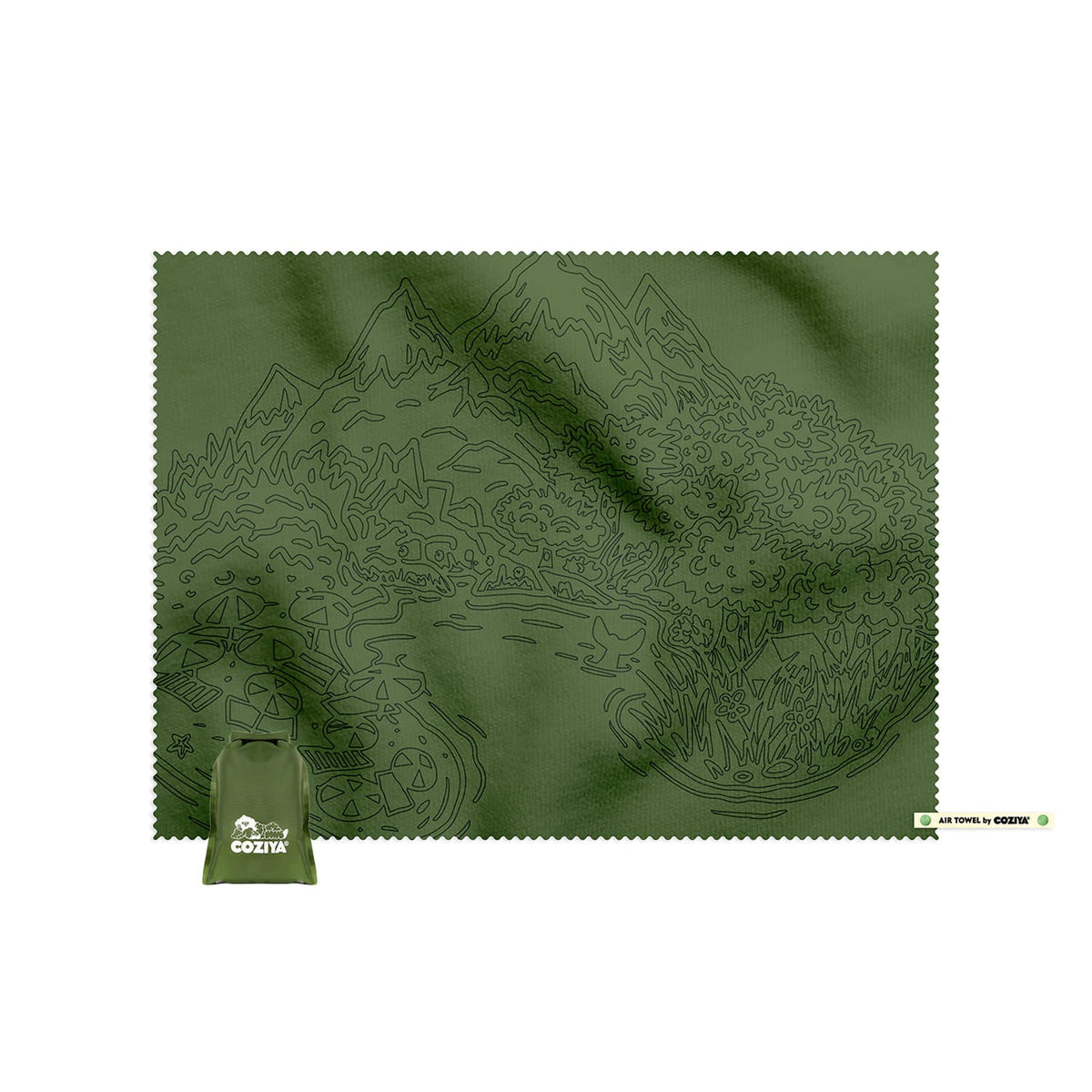 Serviette microfibre compacte - Air Towel™